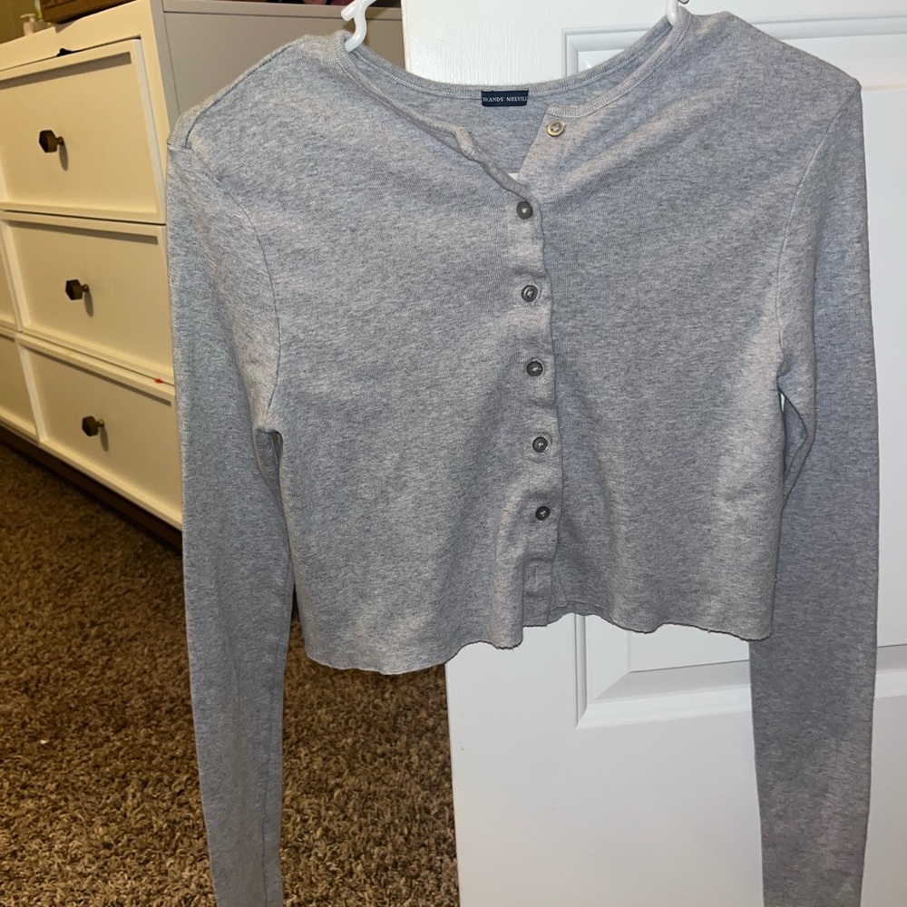 brandy melville long sleeve button up